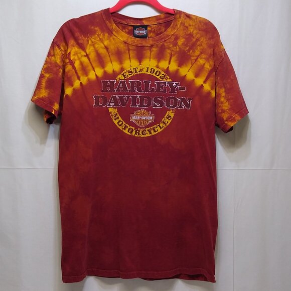 Harley Davidson T-Shirt Cycle Connection Joplin, Mo 100% Cotton Men Med Vintage - Picture 1 of 7